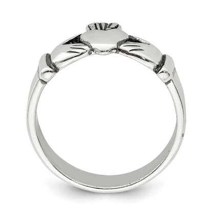 Sterling Silver Claddagh Design Ring