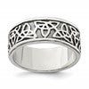 Sterling Silver Antiqued Celtic Knot Ring