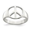 Sterling Silver Peace Sign Ring