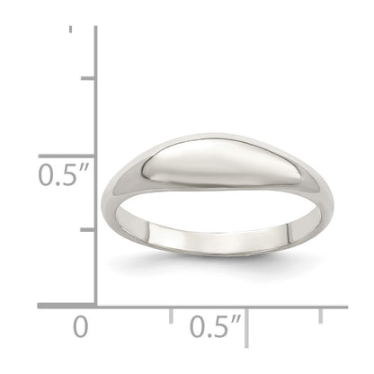 Sterling Silver Fancy Domed Ring