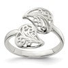 Sterling Silver Polished Filigree Ring