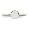Sterling Silver Polished Circle Ring