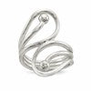 Sterling Silver Polished Fancy Swirl Ring
