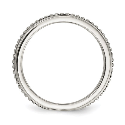 Sterling Silver w/14k Antiqued 8mm Button FWC Pearl Set of 3 Rings