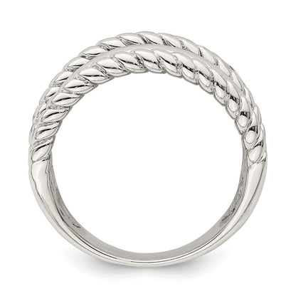 Sterling Silver Polished Fancy Ring