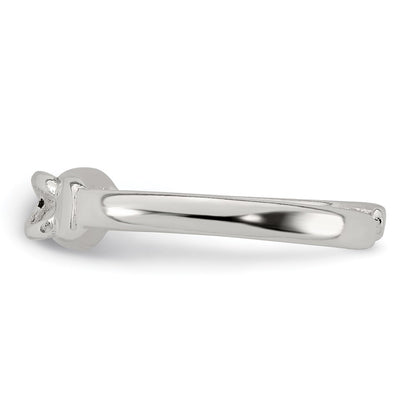 Sterling Silver Polished Flip Flop Toe Ring