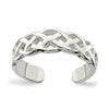 Sterling Silver Celtic Weave Toe Ring