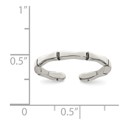 Sterling Silver Solid Toe Ring