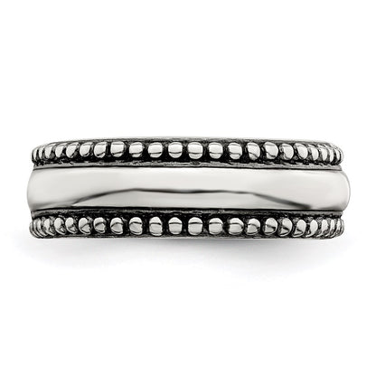 Sterling Silver Antiqued Toe Ring