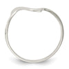 Sterling Silver Solid Wavy Ring