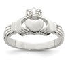 Sterling Silver Solid Claddagh Ring