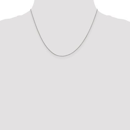 Sterling Silver .95mm Round Franco Chain w/2in ext.