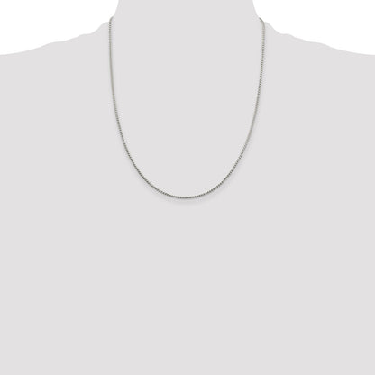 Sterling Silver 1.25mm Round Franco Chain