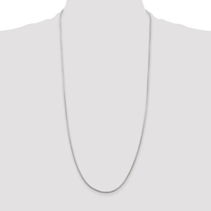 Sterling Silver 1.75mm Round Franco Chain