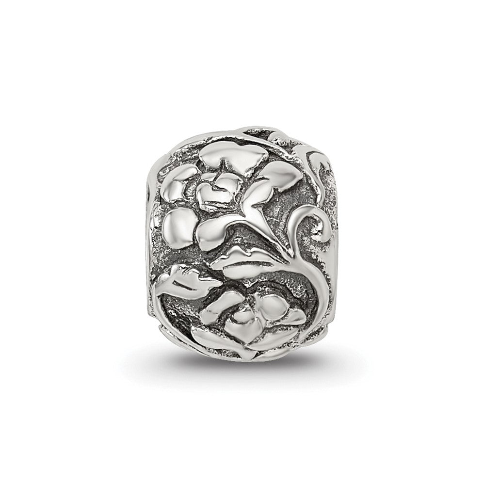 Sterling Silver Reflections Floral Bead