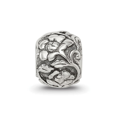 Sterling Silver Reflections Floral Bead