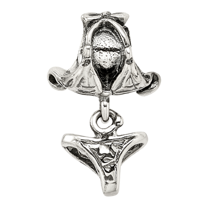 Sterling Silver Reflections Kids Swimsuit Dangle Bead