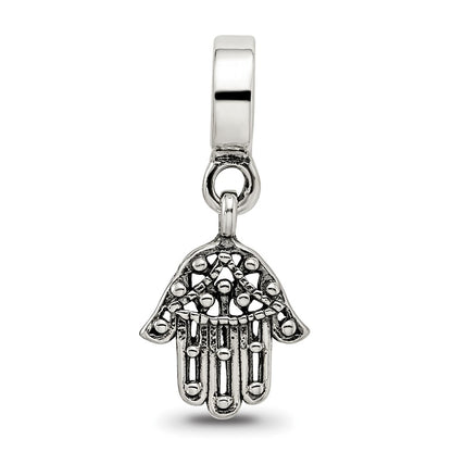 Sterling Silver Reflections Hamsa/Chamseh Dangle Bead