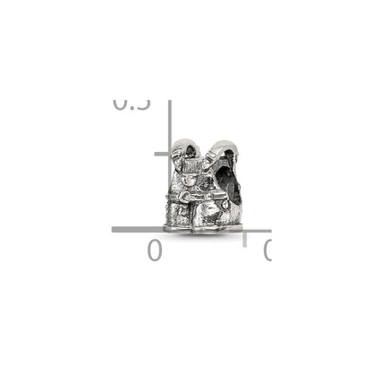 Sterling Silver Reflections Kids Overalls Bead