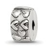 Sterling Silver Reflections Hinged Hearts Clip Bead