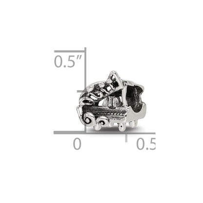 Sterling Silver Reflections Baby Grand Piano Bead