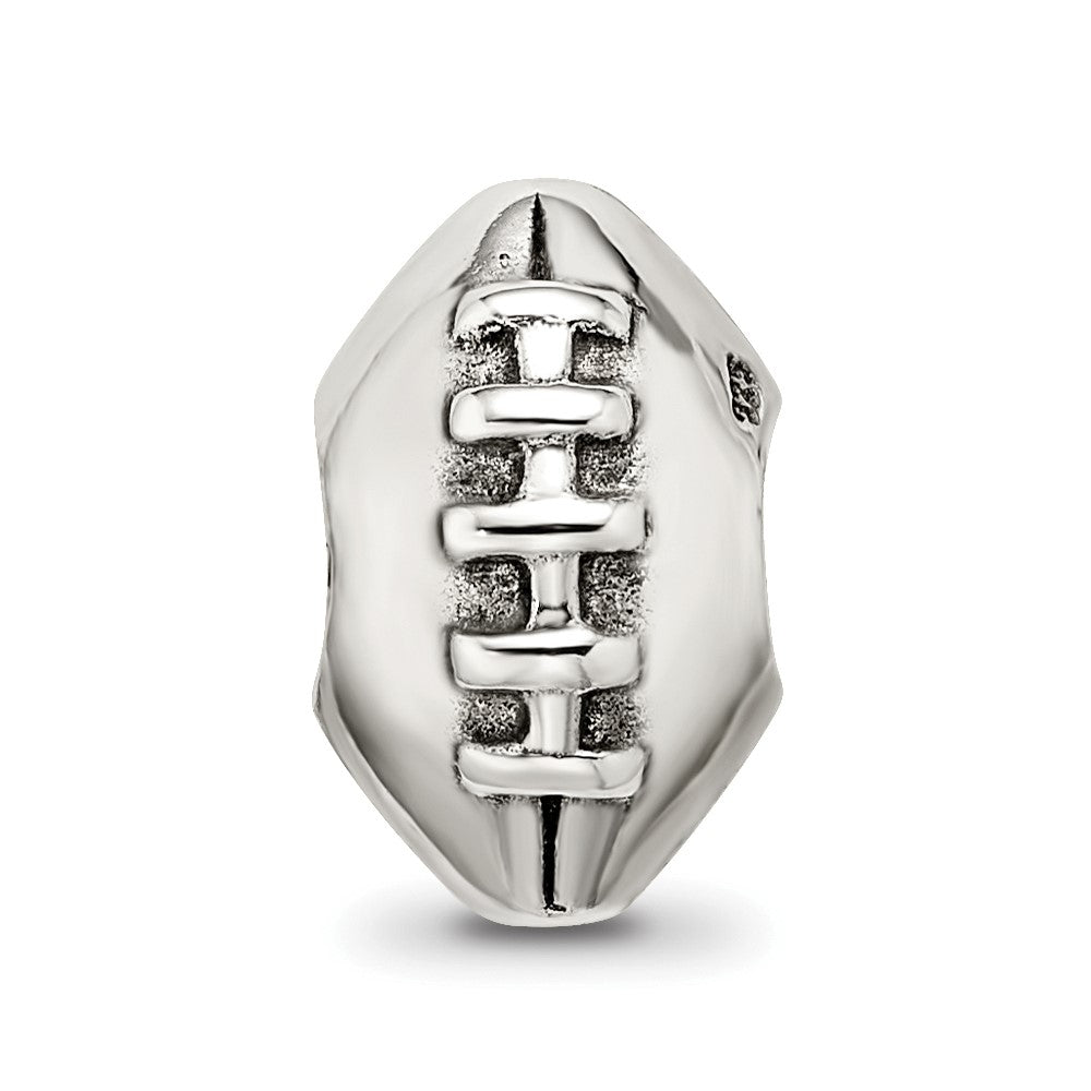 Sterling Silver Reflections Football Bead