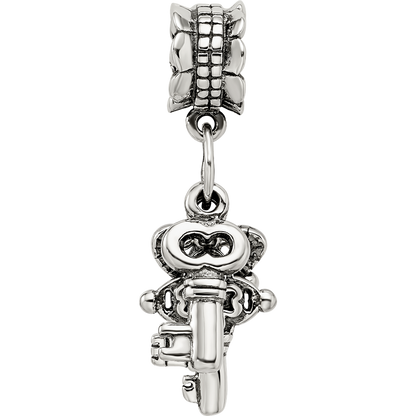 Sterling Silver Reflections Three Keys Dangle Bead