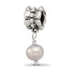 Sterling Silver Reflections Lavender FW. Cultured Pearl Dangle Bead