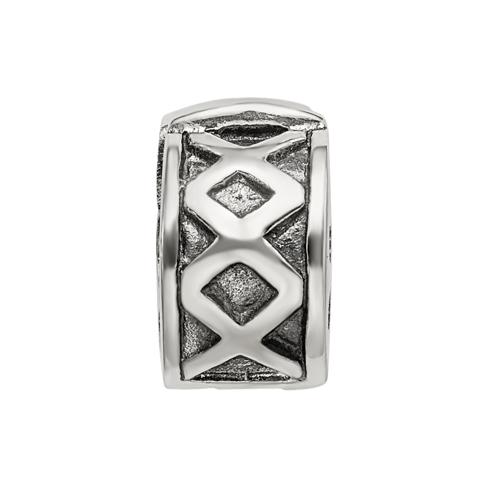 Sterling Silver Reflections Hinged X Clip Bead