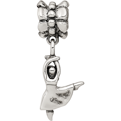 Sterling Silver Reflections Dancer Dangle Bead