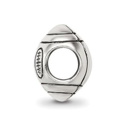 Sterling Silver Reflections Football Bead