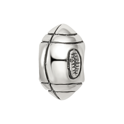 Sterling Silver Reflections Football Bead