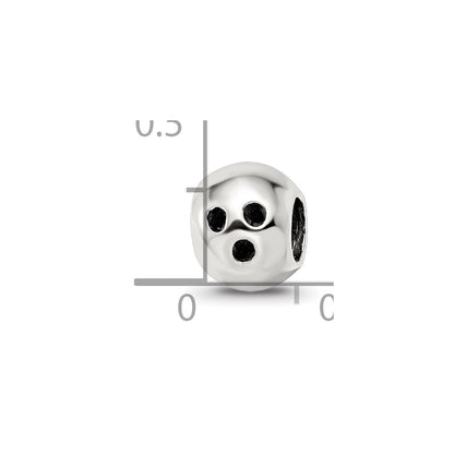 Sterling Silver Reflections Bowling Ball Bead