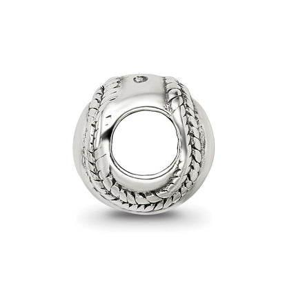 Sterling Silver Reflections Baseball Bead
