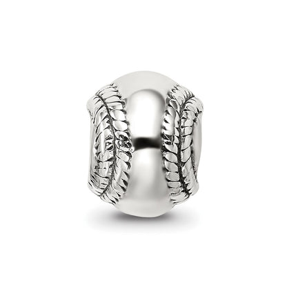 Sterling Silver Reflections Baseball Bead