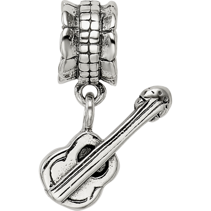 Sterling Silver Reflections Guitar Bead
