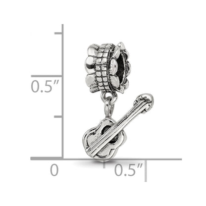Sterling Silver Reflections Guitar Bead