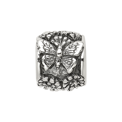 Sterling Silver Reflections Butterfly Bali Bead