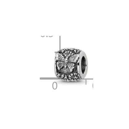 Sterling Silver Reflections Butterfly Bali Bead