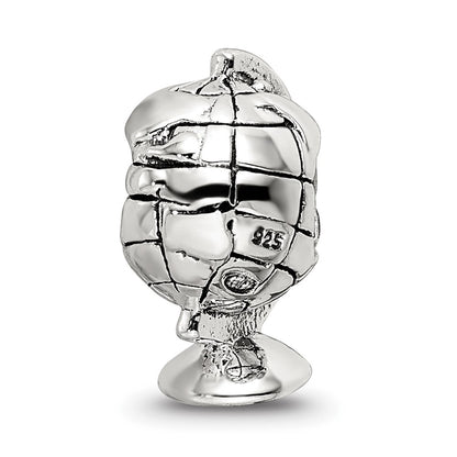 Sterling Silver Reflections Globe Bead