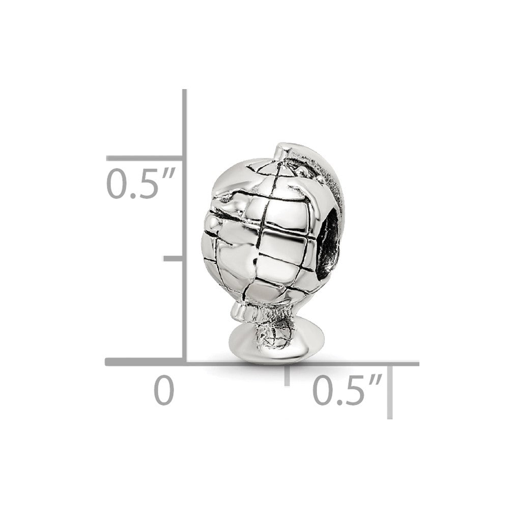 Sterling Silver Reflections Globe Bead