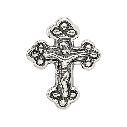 Sterling Silver Reflections Crucifix Bead