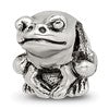 Sterling Silver Reflections Kids Frog Bead