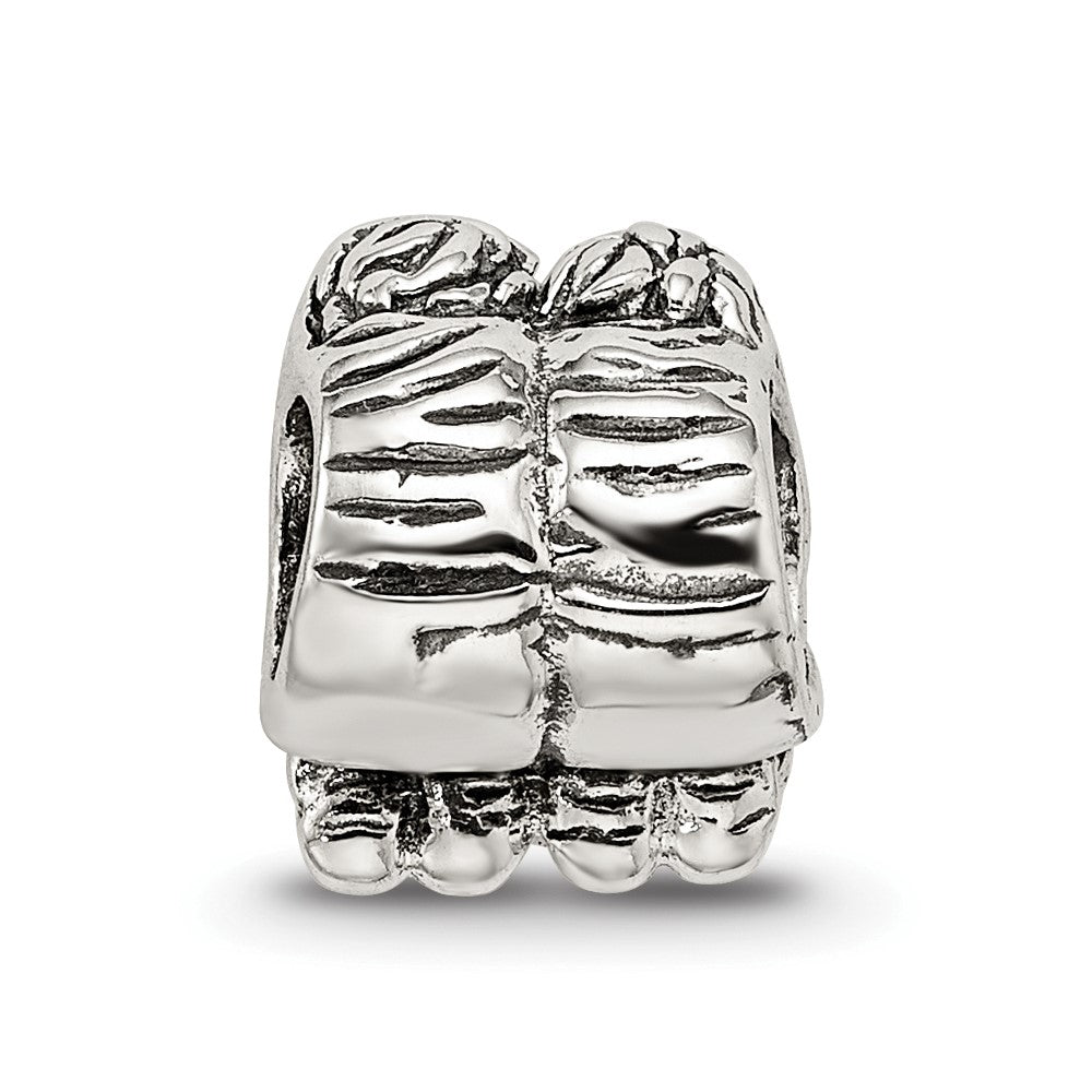 Sterling Silver Reflections Two Kids Bead