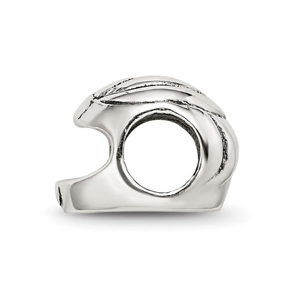 Sterling Silver Reflections Race Car Helmet Bead