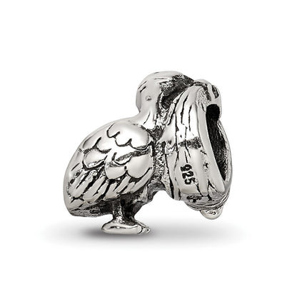 Sterling Silver Reflections Stork Bead
