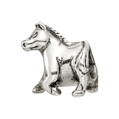 Sterling Silver Reflections Horse Bead