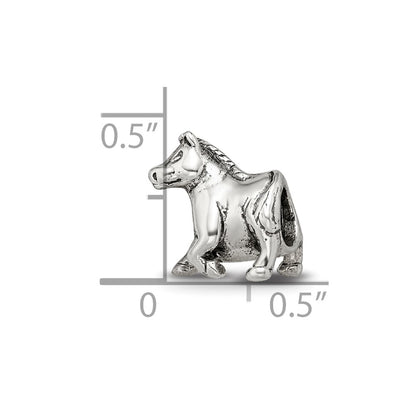 Sterling Silver Reflections Horse Bead