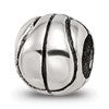 Sterling Silver Reflections Kids Basketball Bead