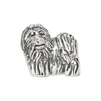 Sterling Silver Reflections Yorkshire Terrier Bead